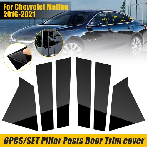 6pcs black window pillar - pillar, post
